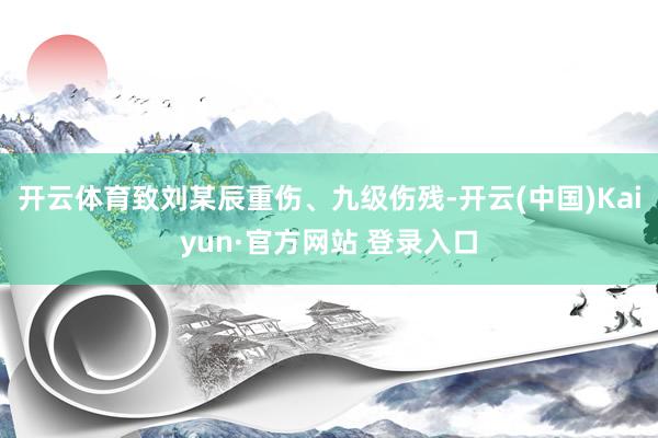 开云体育致刘某辰重伤、九级伤残-开云(中国)Kaiyun·官方网站 登录入口